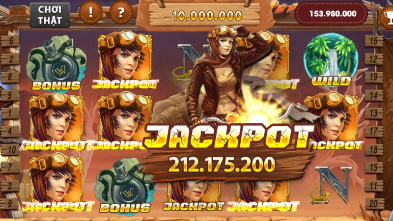 Bắt được biểu tượng Jackpot trong slotgame