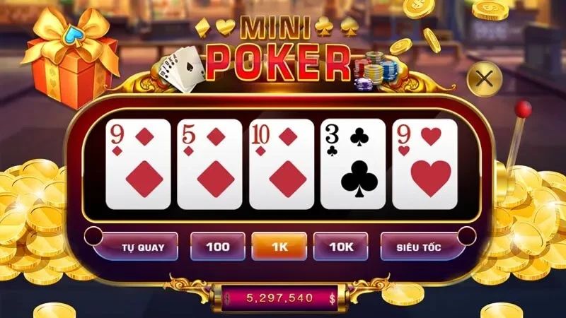 Mini Poker có cách chơi rất thú vị